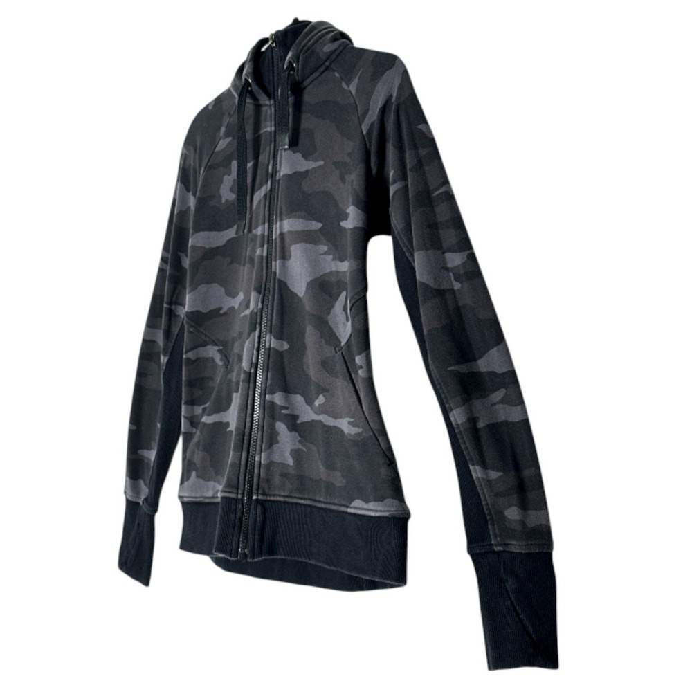 ATHLETA‎ Jacket Women's Small Hoodie Camo Sweatshirt Full Zip Athleisure Outdoor - Picture 9 of 10